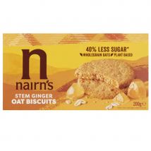 Nairn's Stem Ginger Oat Biscuits - Wheat Free - 200g