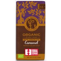 Equal Exchange Organic Caramel Crunch With Sea Salt Dark Chocolate - 100g