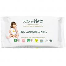 Eco by Naty Unscented Wipes - Pack Of 56