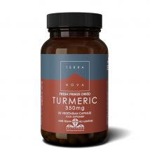 Terranova Vegan Organic Turmeric Root Supplement 350mg - 50 Capsules