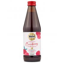 Biona Organic Cranberry Juice - 100% Pure - 330ml