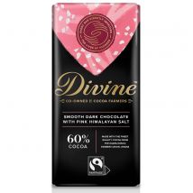 Divine Dark Chocolate with Pink Himalayan Salt - 90g