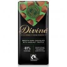 Divine Dark Chocolate with Hazelnut - 90g