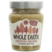 Whole Earth Organic Crunchy Peanut Butter - No Added Sugar - 227g