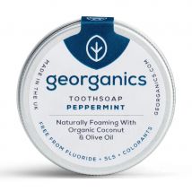 Georganics Natural Tooth Soap - Peppermint - 30ml