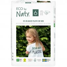 Eco By Naty Disposable Nappies Size 6 - Extra Large - Pack of 17