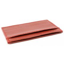 Elvis & Kresse Reclaimed Firehose Single Card Holder - Red