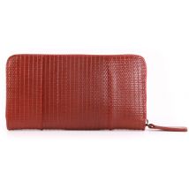 Elvis & Kresse Reclaimed Firehose Zip Purse - Red
