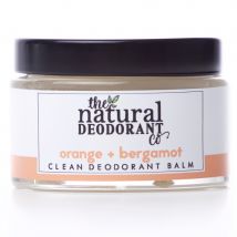 Natural Deodorant Co Clean Deodorant Balm - Orange & Bergamot - 55g