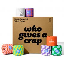 Who Gives a Crap Recycled Double Length Toilet Tissue - 48 Rolls