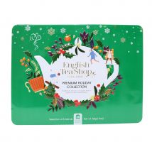 English Tea Shop Premium Holiday Collection Green Gift Tin - 36 Bags