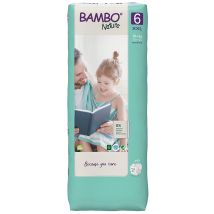 Bambo Nature Disposable Nappies - XL Plus - Size 6 - Economy Pack of 40
