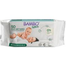 Bambo Nature Biodegradable Wet Wipes - Pack of 50