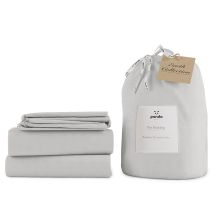 Panda Earth Collection Silver Lining Grey Bedding Set - Double