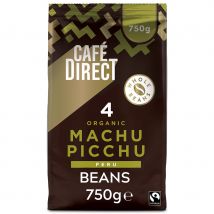 Cafédirect Fairtrade Organic Machu Picchu Coffee Beans - 750g