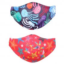 Tots Bots Little Star & Float Kids Reusable Face Masks - Pack of 2
