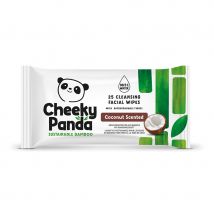 The Cheeky Panda Biodegradable Facial Cleansing Wipes - Coconut - 25 Wipes