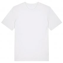 Organic Cotton Round Neck Short Sleeve T-Shirt - White