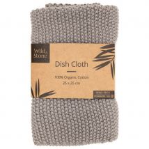 Wild & Stone Organic Cotton Dish Cloth - Dove Grey