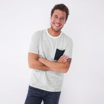 White Stuff Geo Printed Tee - Natural