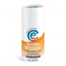 Earth Conscious Indian Bay Leaf & Orange Natural Deodorant Stick - 60g