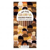 We Are Colorful Skin Tone Colored Pencils