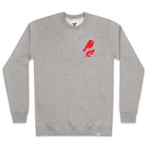 Matt Sewell Mens Red Bird Sweat - Ash Marl