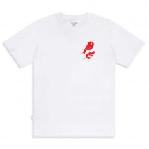Matt Sewell Mens Red Bird Tee - White