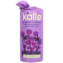 Kallo Blueberry & Vanilla Rice & Corn Cakes - 131g