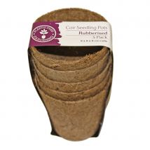 Rubberised Coir Seedling Pots - Large Round - Pack of 5