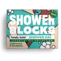 Shower Blocks Solid Shower Gel - Cedarwood & Eucalyptus - 100g