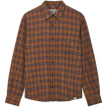 Komodo Santi Check Flannel Shirt - Chestnut