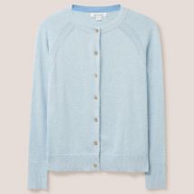 White Stuff Organic Lulu Cardigan - Light Blue