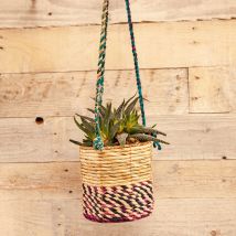 Artisan Round Hanging Plant Basket - Small