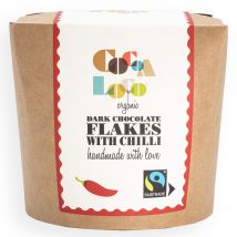 Cocoa Loco Dark Chocolate & Chilli Drinking Flakes - 200g