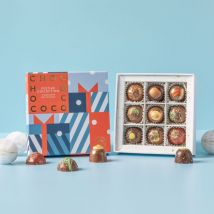 Chococo 9 Piece Festive Selection Box - 100g
