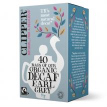 Clipper Fairtrade & Organic Decaf Earl Grey Tea - 40 Bags