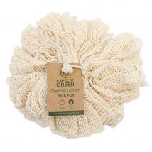 A Slice of Green Organic Cotton Bath Puff