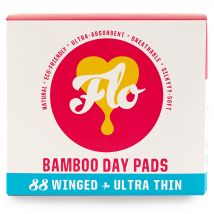 FLO Natural Bamboo Day Pads Megapack - Pack of 88