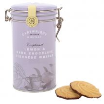 Cartwright & Butler Lemon & Dark Chocolate Viennese Whirls in Tin - 200g