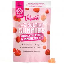 Vegums Vegan Sugar Free A-Z Gummies Bag - 30 gummies