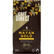 Cafédirect Fairtrade Mayan Gold Organic Roast & Ground Coffee - 200g