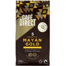Cafédirect Fairtrade Organic Mayan Gold Coffee Beans - 200g