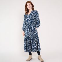 Nomads Windmill Tiered Dress - Thunder