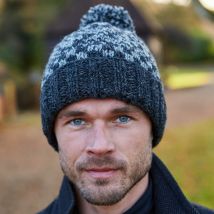 New Forest Bobble Beanie - Charcoal