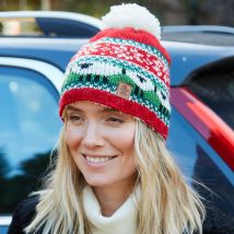 Christmas Sheep Bobble Beanie