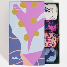 Thought Floral Bamboo Sock Gift Box - 4 Pairs - UK4-7