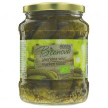 Bionova Organic Sour Gherkins - 670g
