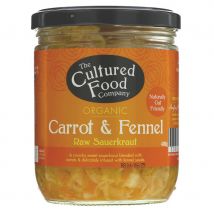 The Cultured Food Company Organic Carrot & Fennel Raw Sauerkraut - 400g