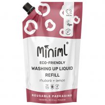 Miniml Washing Up Liquid - Wild Rhubarb & Lemon - 1L Refill